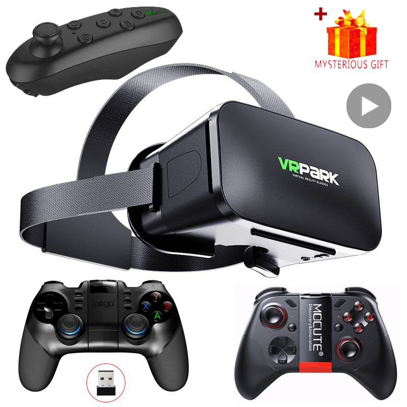 Gaming Accessories For 8 Year Old - แว่นตา VR ชุดอุปกรณ์เสมือนจริง 3 มิติ สำหรับโทรศัพท์มือถือ