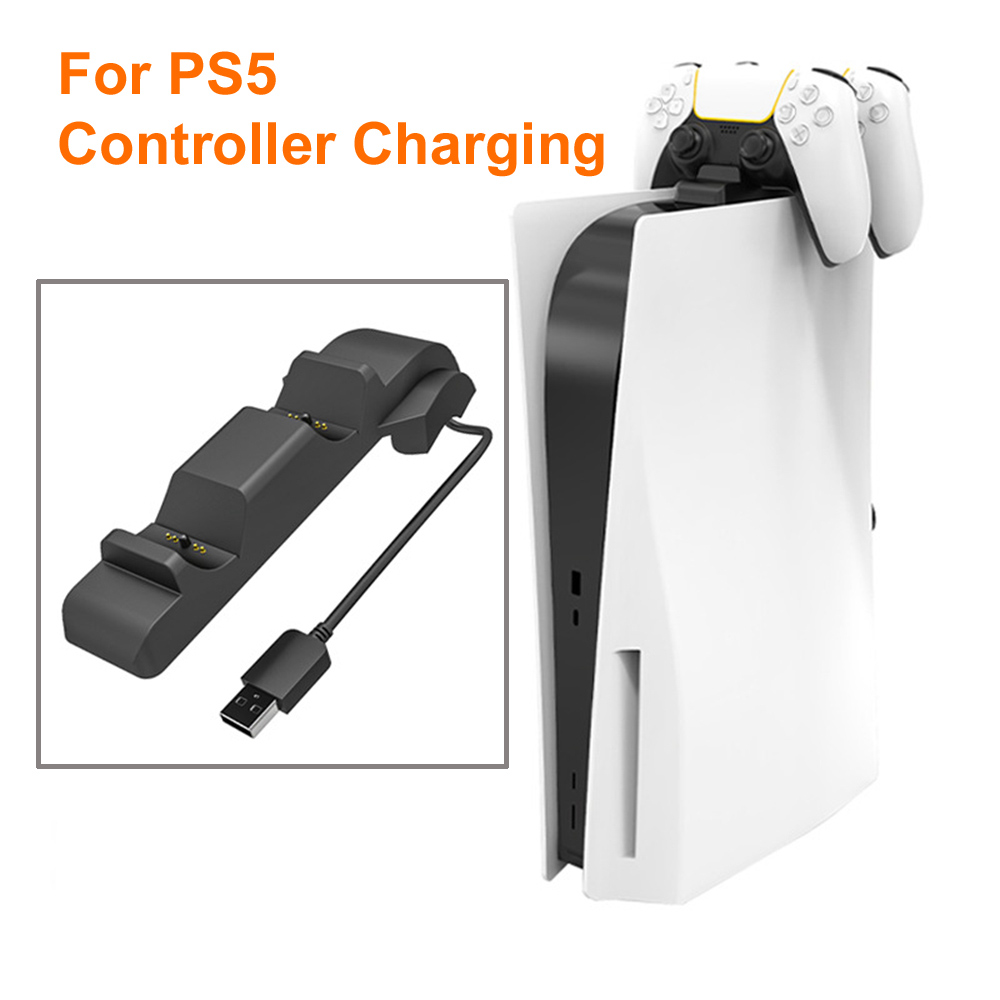 Gaming Accessories Ps5 - แท่นชาร์จเร็วแบบคู่สำหรับตัวควบคุม PS5แท่นวางสำหรับ PlayStation อุปกรณ์เล่นเกม5ชิ้น