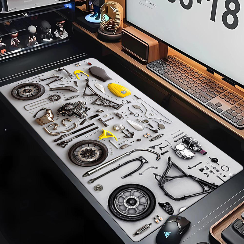 Gaming Accessories Laptop - แผนภาพการถอดประกอบ แผ่นรองเมาส์ยาง แผ่นรองเมาส์ XXL อุปกรณ์เสริมสำหรับเล่นเกม แผ่นรองเมาส์สำหรับสำนักงาน