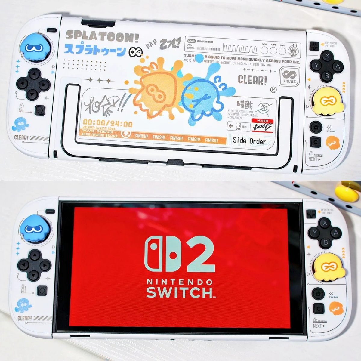 Gaming Accessories For 8 Year Old - สแปลทูน 3 สวิตช์ 2 เจนเนอเรชั่น แยกส่วนบางเฉียบเคสป้องกัน