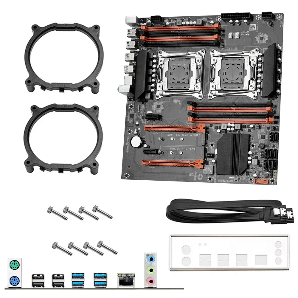 Gaming Accessories Combo - X99 ซีพียูคู่ SOYO ชุดเมนบอร์ดสำหรับเล่นเกมอินเทลซีพียู E5 2650