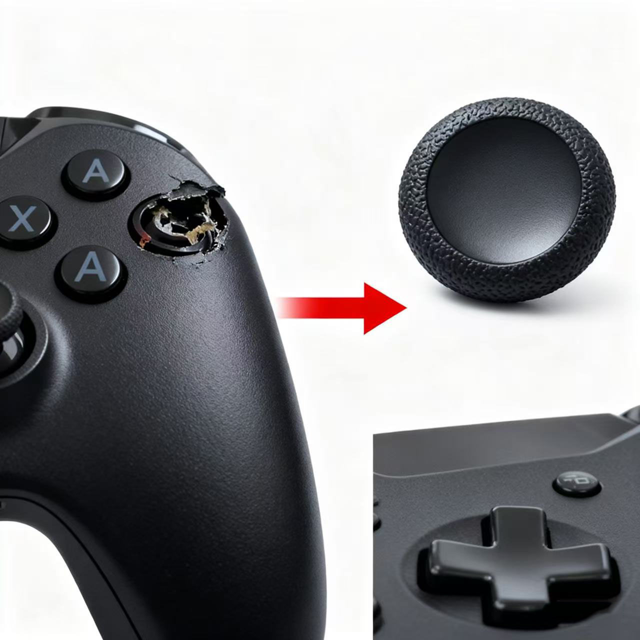 จอยสติ๊กซิลิโคนกันลื่น 20 ชิ้น - Jjk Gaming Accessories บทวิจารณ์และราคา
