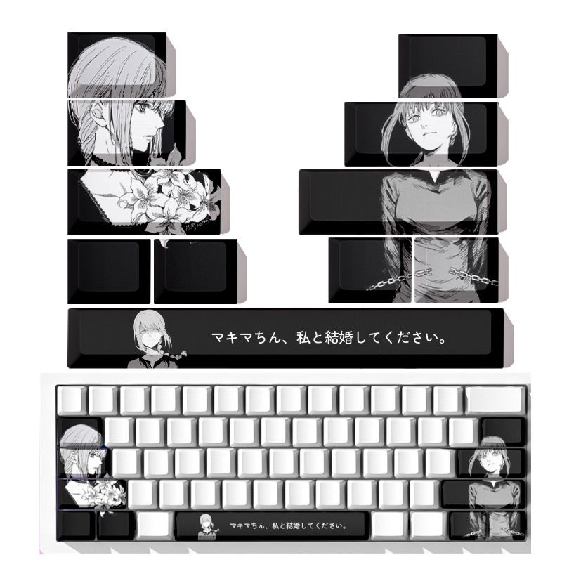 คีย์แคปธีมอนิเมะ Chainsaw Man  - Jjk Gaming Accessories บทวิจารณ์และราคา
