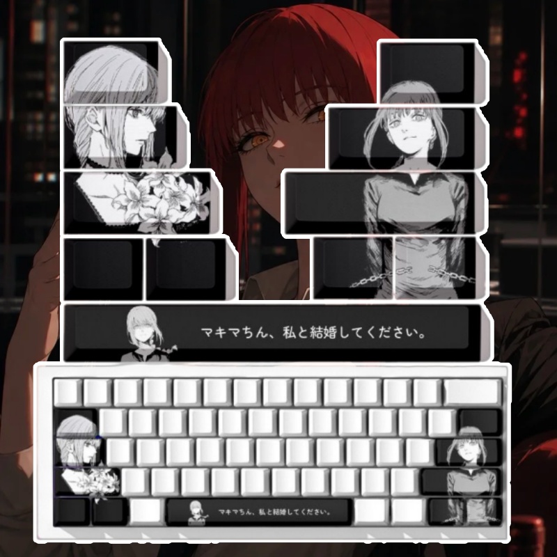 คีย์แคปธีมอนิเมะ Chainsaw Man  - Jjk Gaming Accessories บทวิจารณ์และราคา