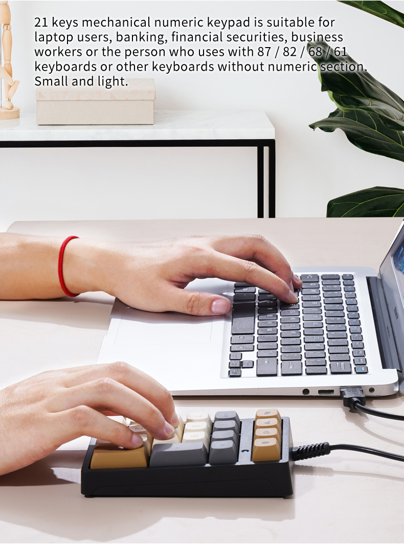 T21 แป้นพิมพ์ตัวเลขขนาดเล็ก RG - Keyboard Numpad Separate บทวิจารณ์และราคา