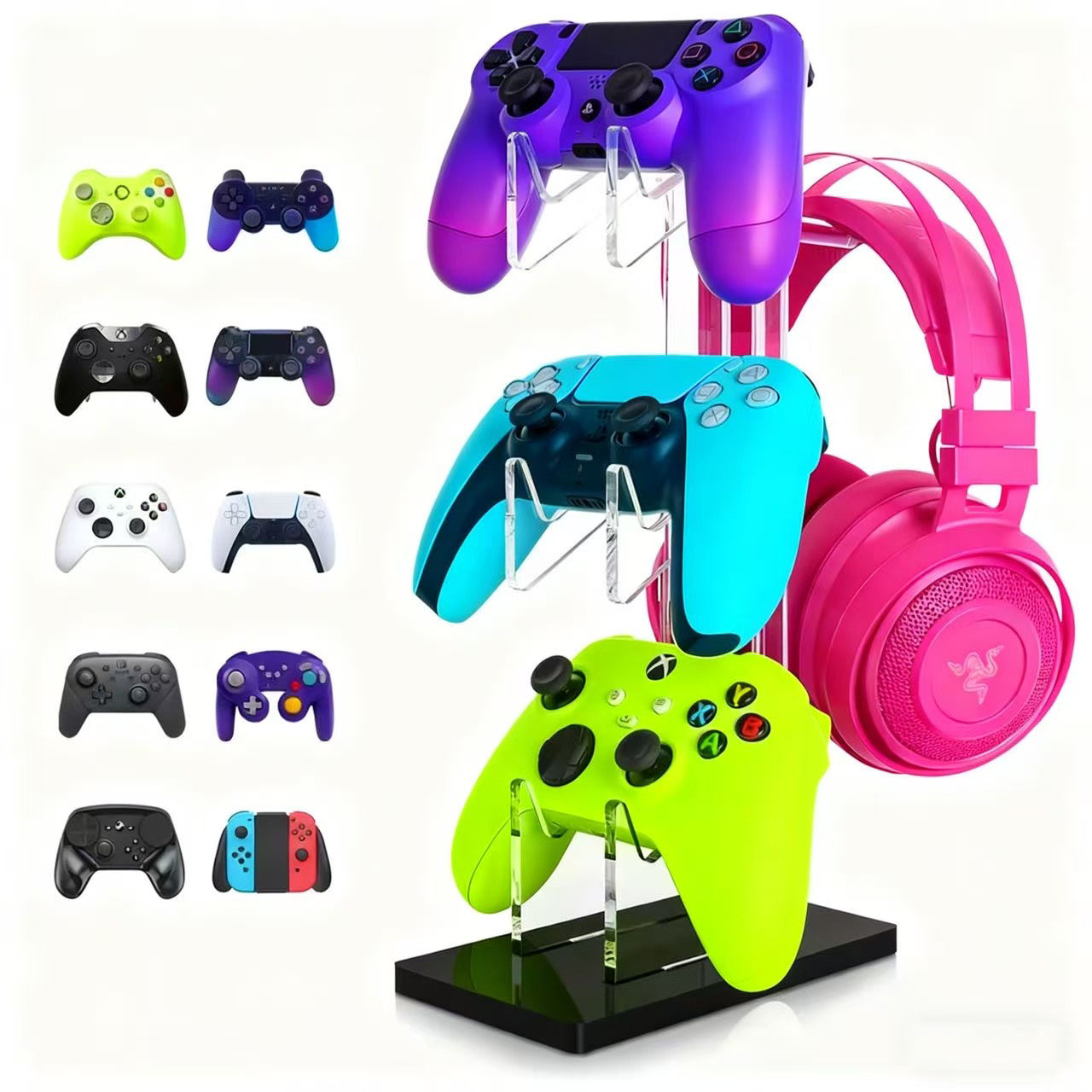 ที่วางคอนโทรลเลอร์และขาตั้งหูฟ - Gaming Accessories Vr บทวิจารณ์และราคา