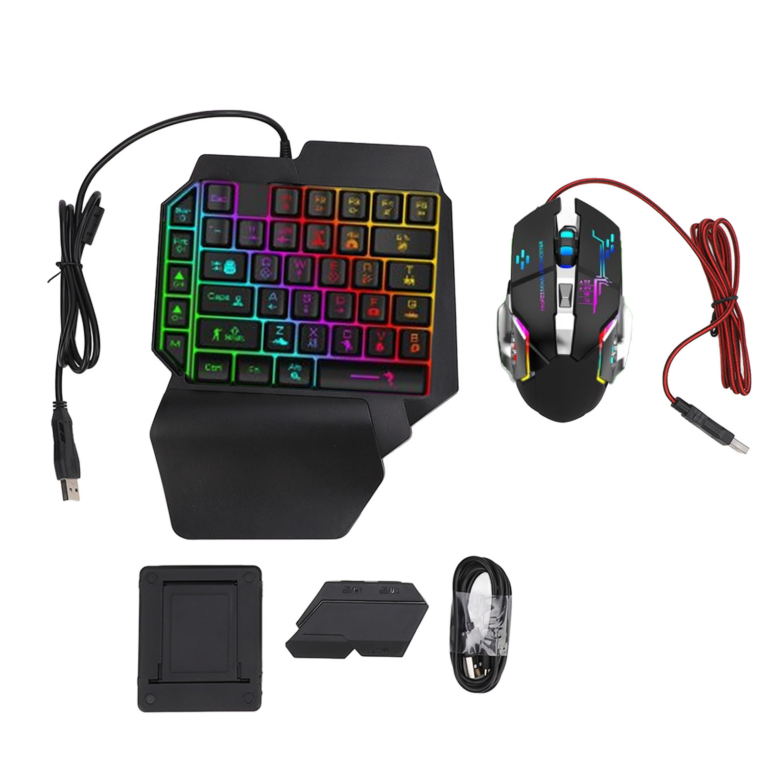 ชุดแปลงเมาส์คีย์บอร์ด ชุดคีย์บ - Gaming Accessories Combo บทวิจารณ์และราคา