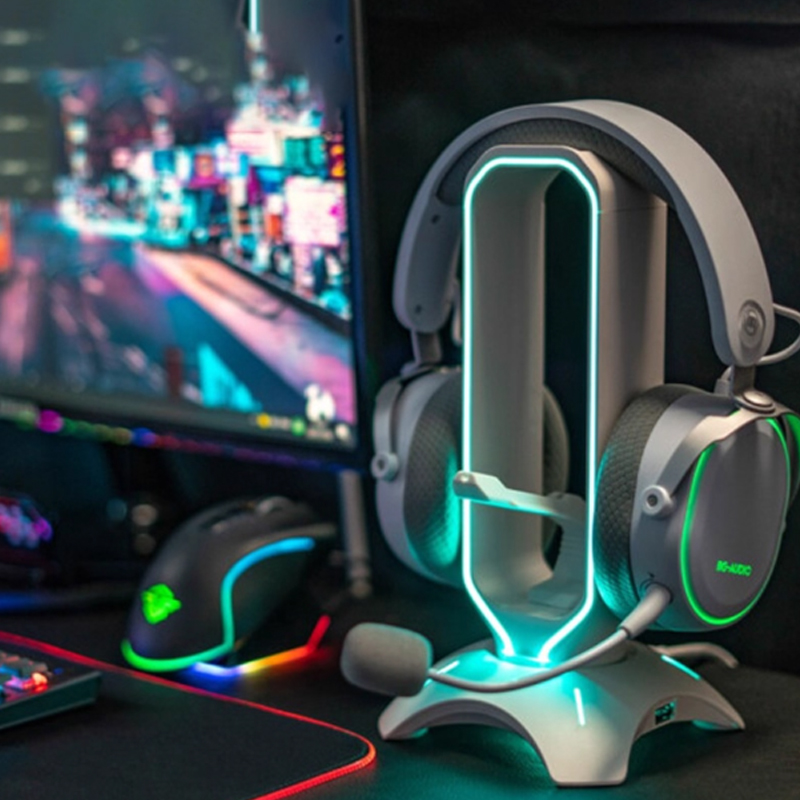 ขาตั้งหูฟังเกมมิ่ง RGB พร้อมที - Headset Stand Rgb บทวิจารณ์และราคา