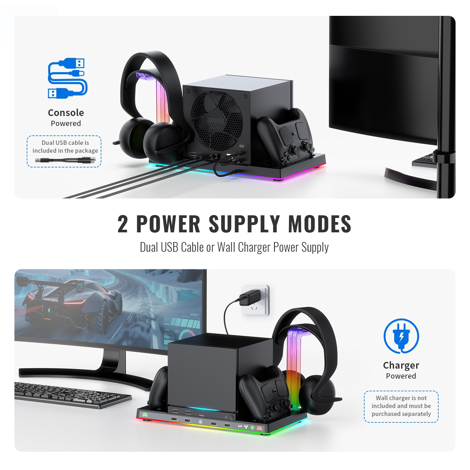 แท่นวางอเนกประสงค์สำหรับเครื่อ - Headset Stand Rgb บทวิจารณ์และราคา