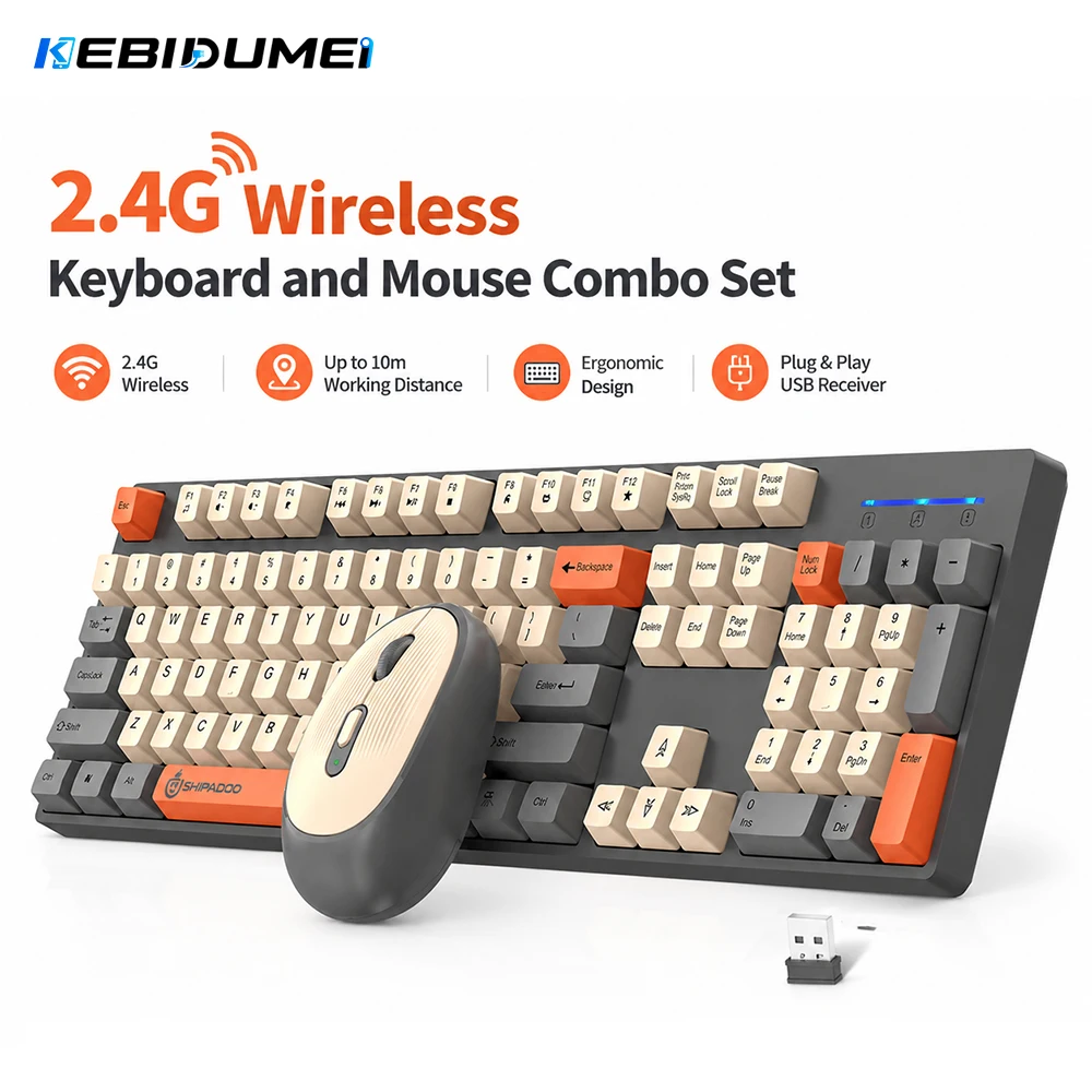 KEBIDUMEI ชุดคีย์บอร์ดและเมาส์ - Gaming Accessories Combo บทวิจารณ์และราคา
