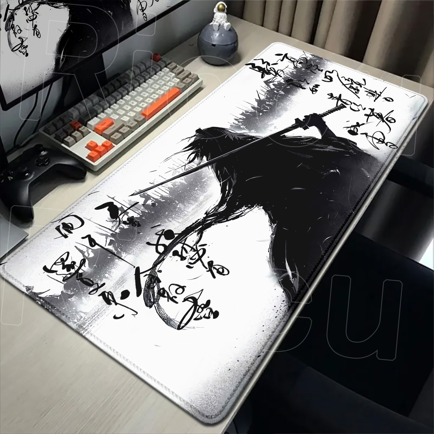 ซามูไร นักรบ แผ่นรองเมาส์ลายขา - Gaming Accessories Drawing บทวิจารณ์และราคา