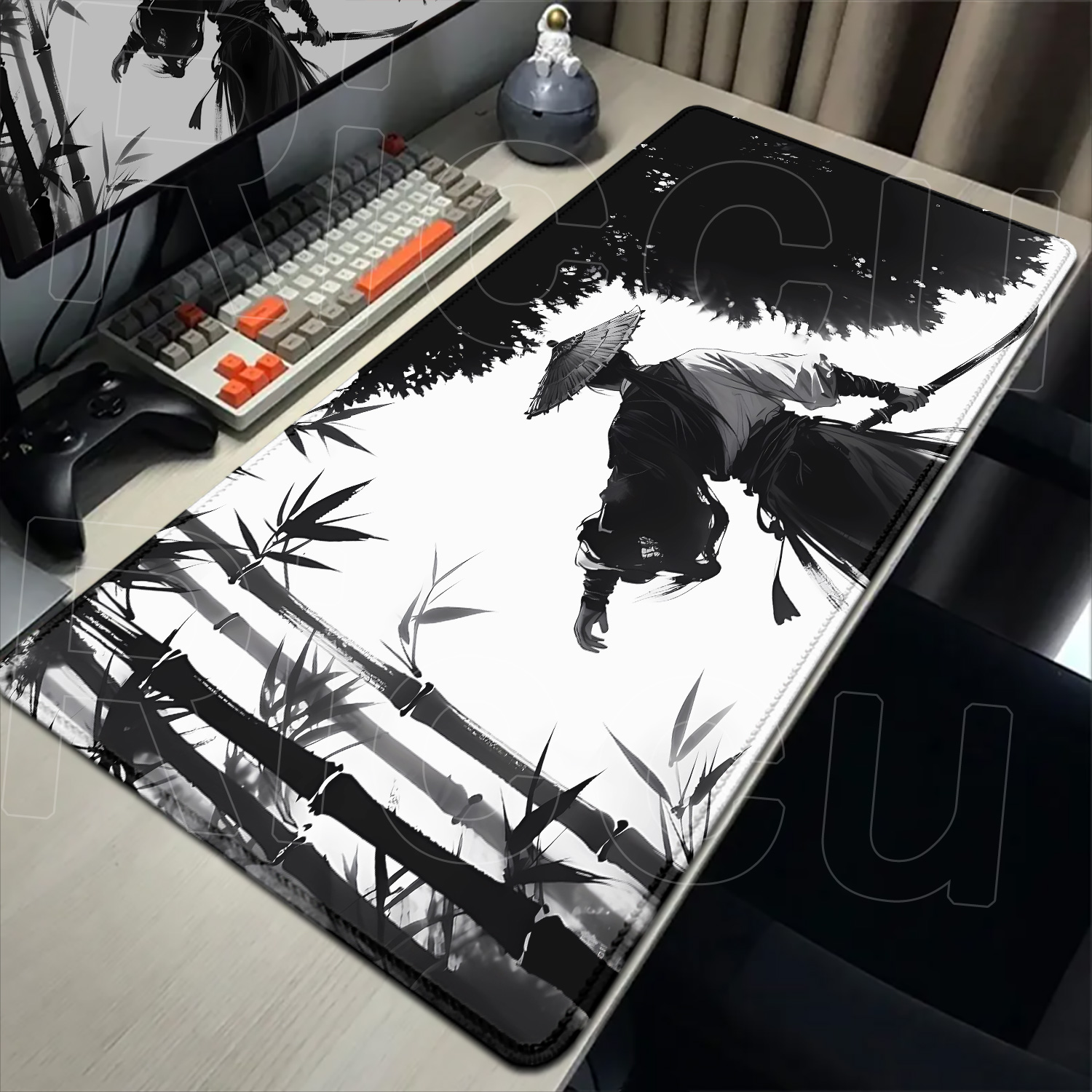 ซามูไร นักรบ แผ่นรองเมาส์ลายขา - Gaming Accessories Drawing บทวิจารณ์และราคา