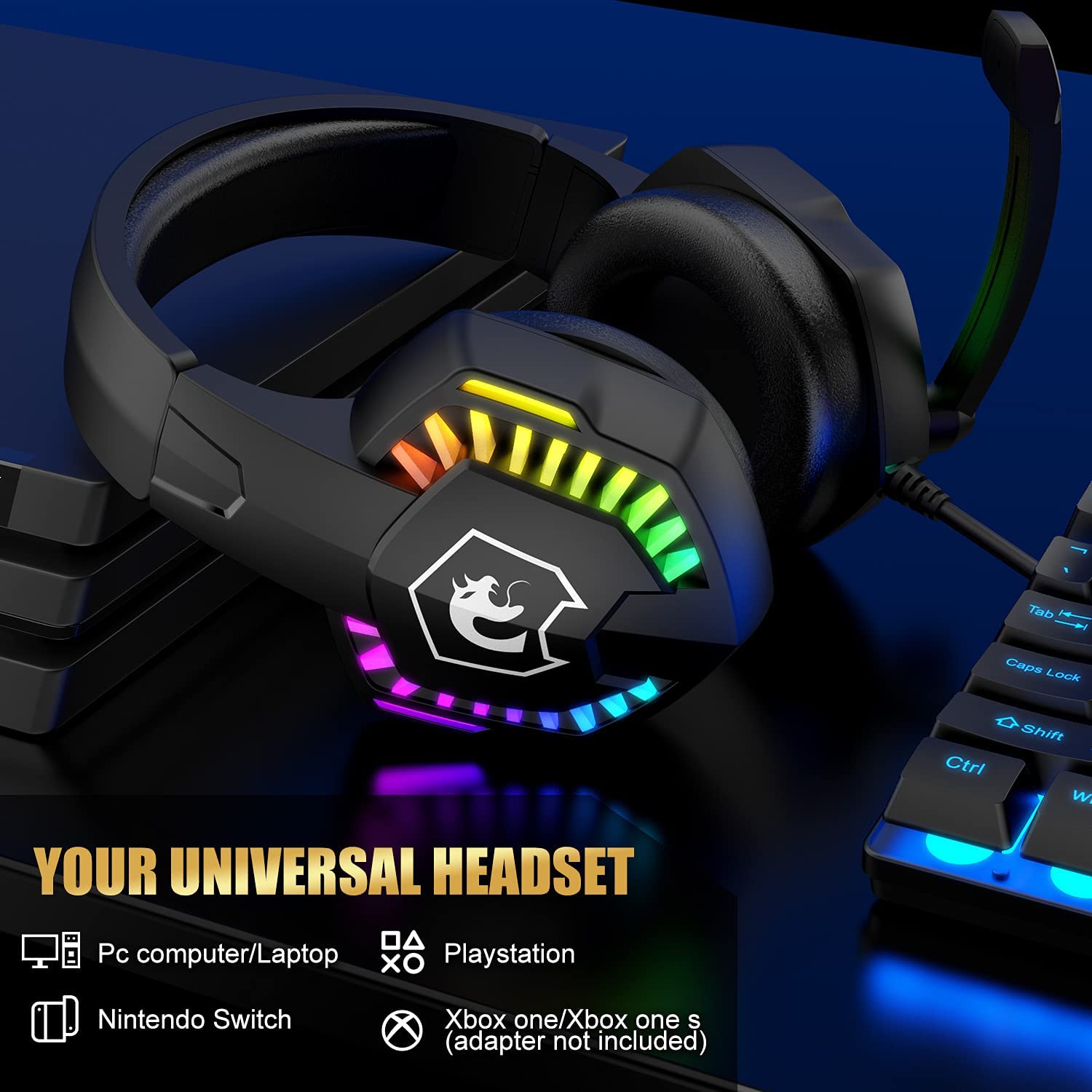 ชุดคอมโบเกมมิ่งแบบมีสาย MAMBAS - Gaming Accessories Combo บทวิจารณ์และราคา
