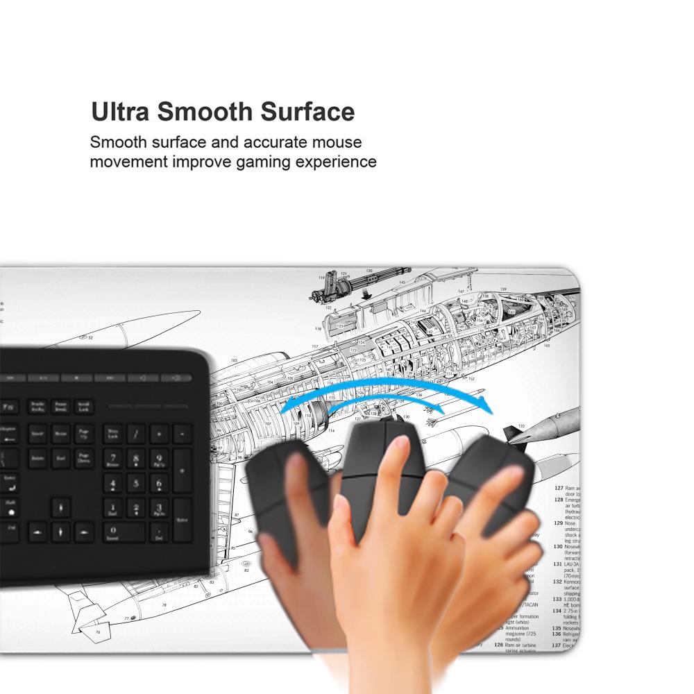 HYBXAXC แผ่นรองเมาส์สำหรับเล่น - Gaming Accessories Drawing บทวิจารณ์และราคา